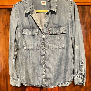 Levi's Classic Blue Denim Shirt